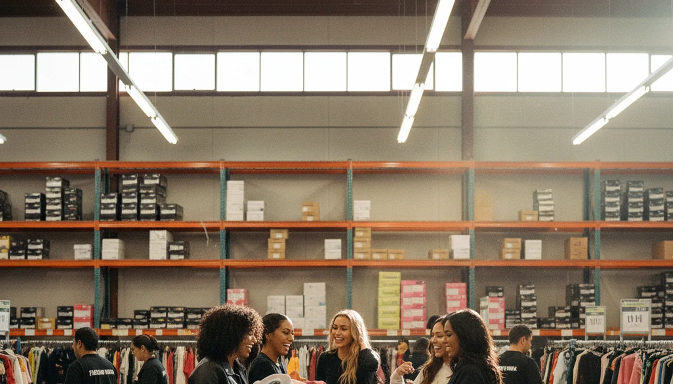 fashion nova warehouse - relevant illustration