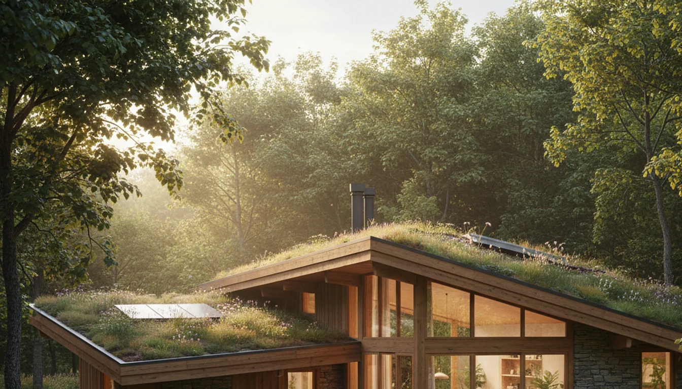 eco friendly home - relevant illustration