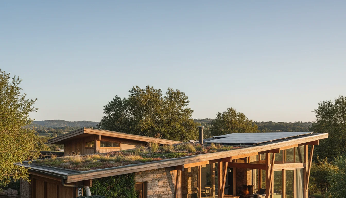 eco friendly home - relevant illustration