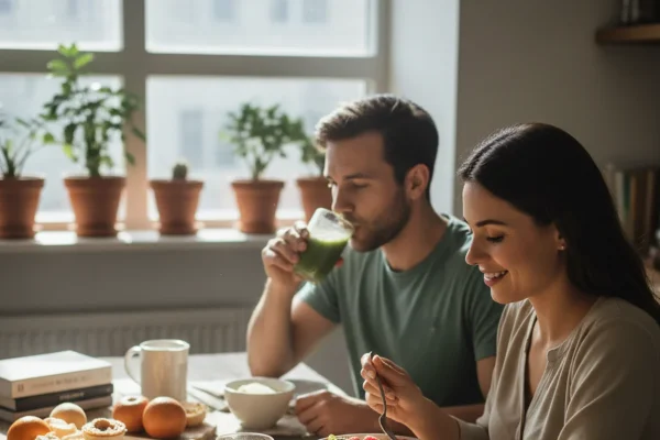 healthy nutrition breakfast - relevant illustration