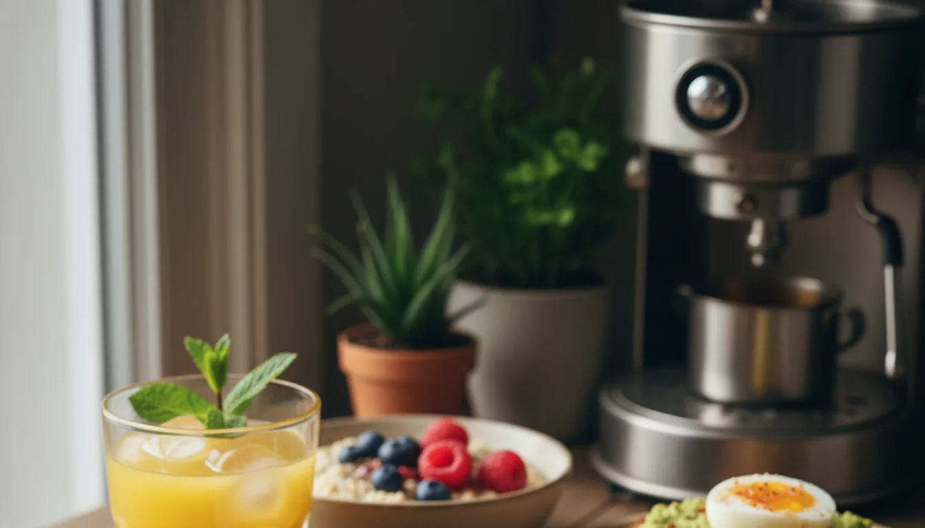 healthy nutritional breakfast - relevant illustration