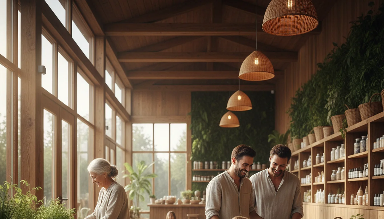 natural living center - relevant illustration