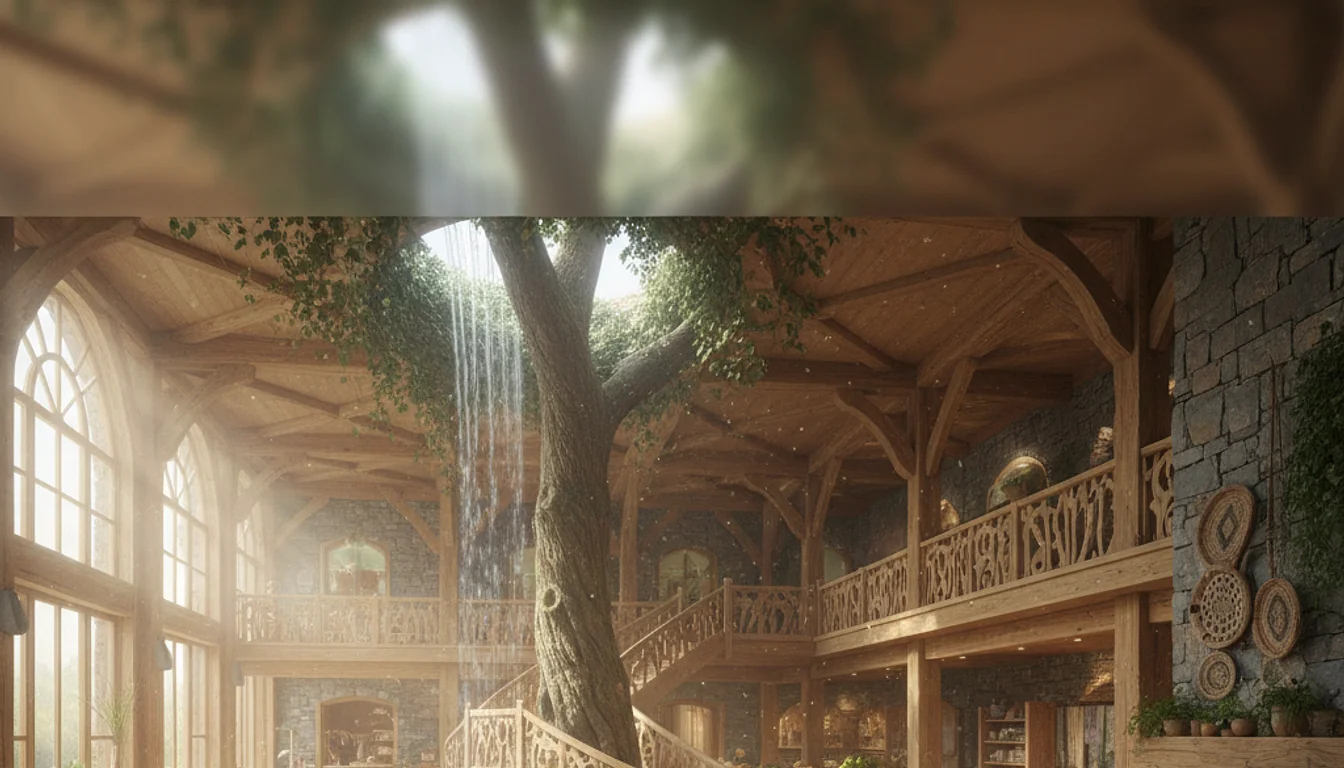 natural living center - relevant illustration