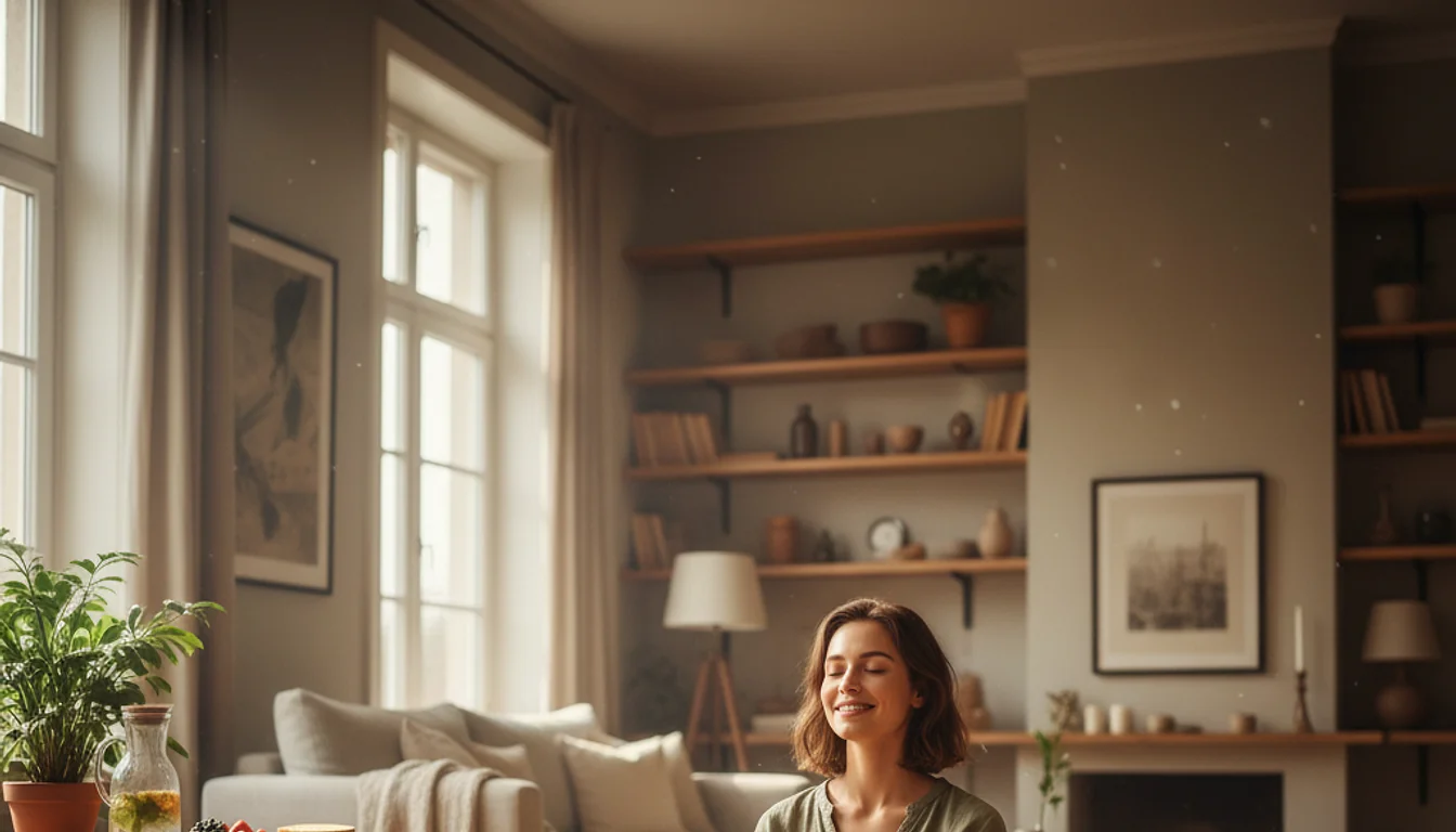 Clean living - relevant illustration