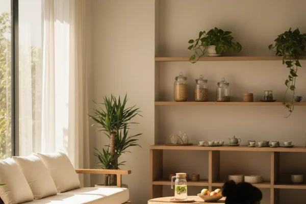 Clean living - relevant illustration