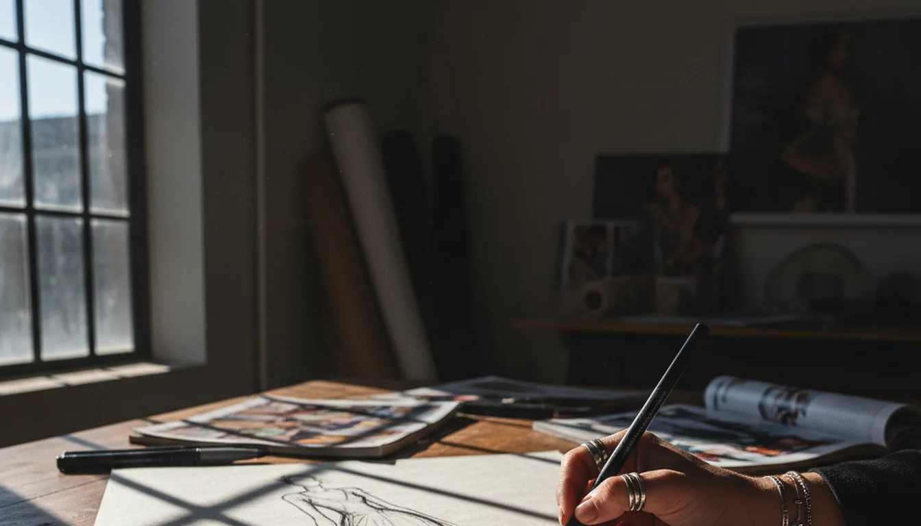 how to fashion sketch - relevant illustration