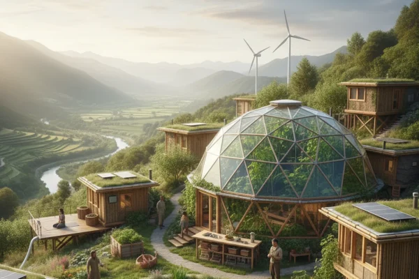 sustainable living - relevant illustration