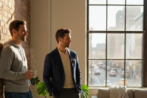 Men's clothing - relevant illustration