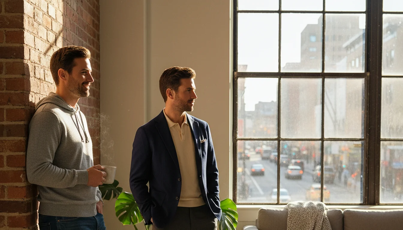 Men's clothing - relevant illustration