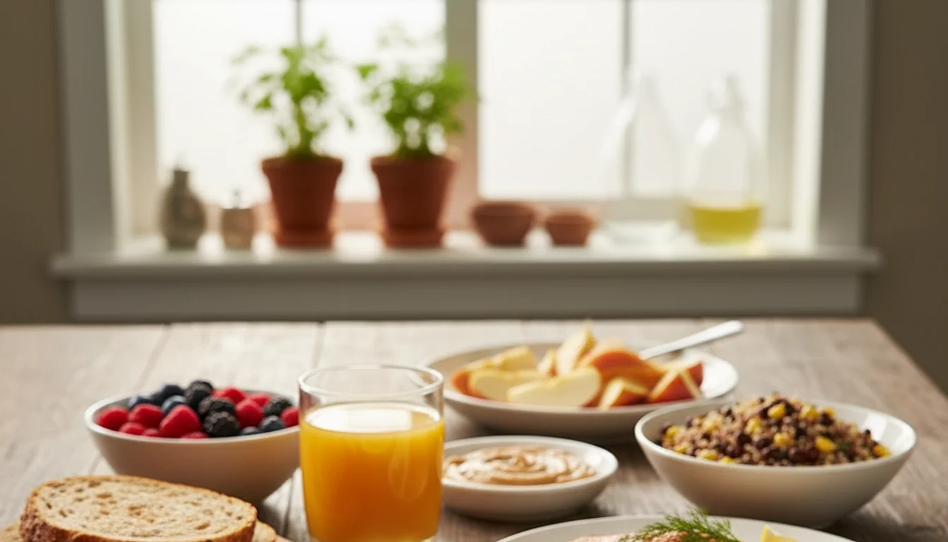 healthy eating habits - relevant illustration