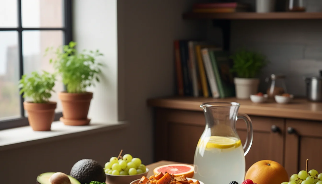 healthy liver diet - relevant illustration