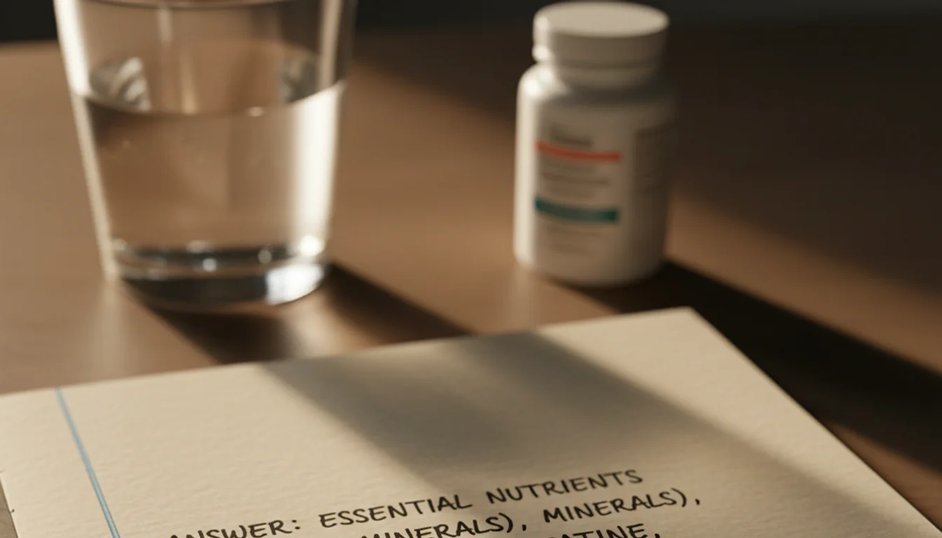 nutritional supplements - relevant illustration