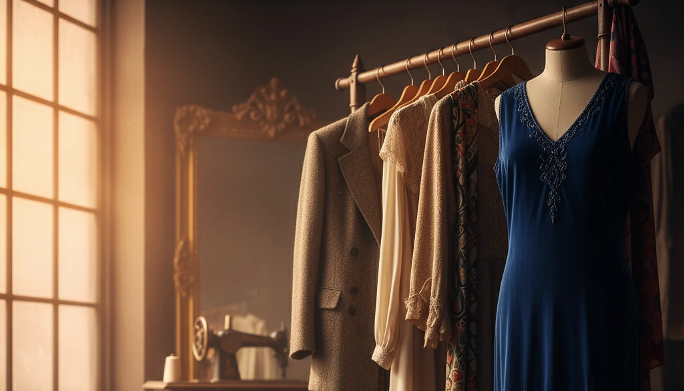 vintage clothing - relevant illustration