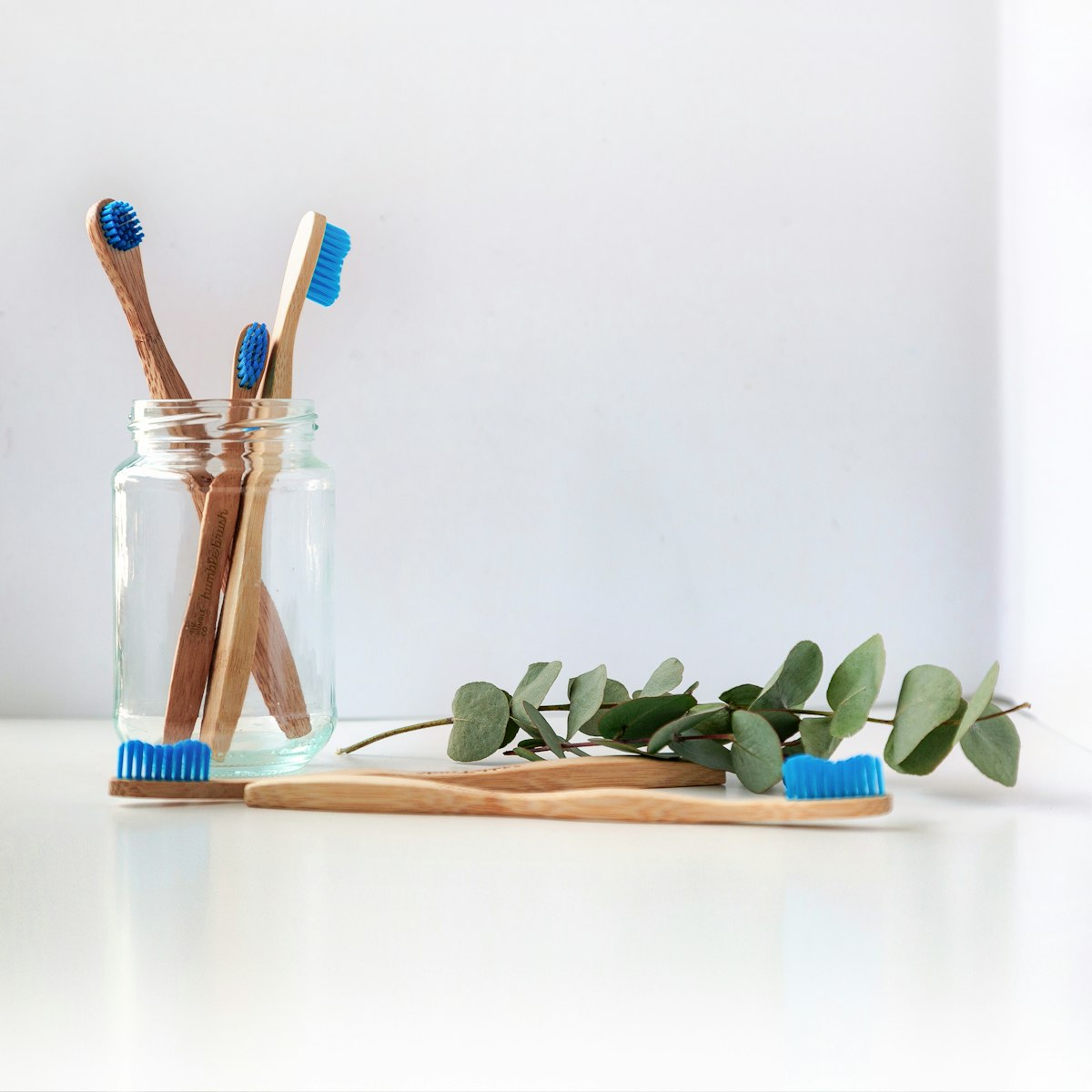 Calming apothecary setting with amber tincture bottles and serene botanical leaves